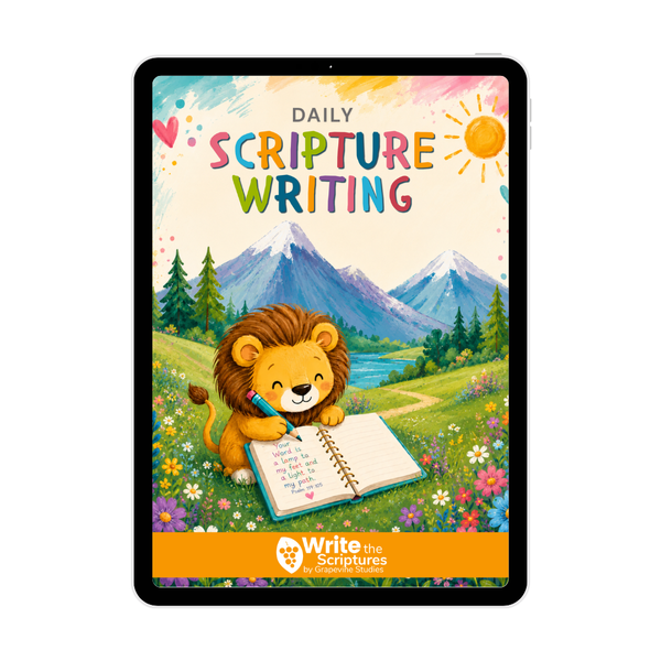 Scripture Writing Journal - Kids - Summer - Digital