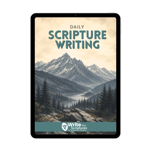 Scripture Writing Journal - Men - Digital