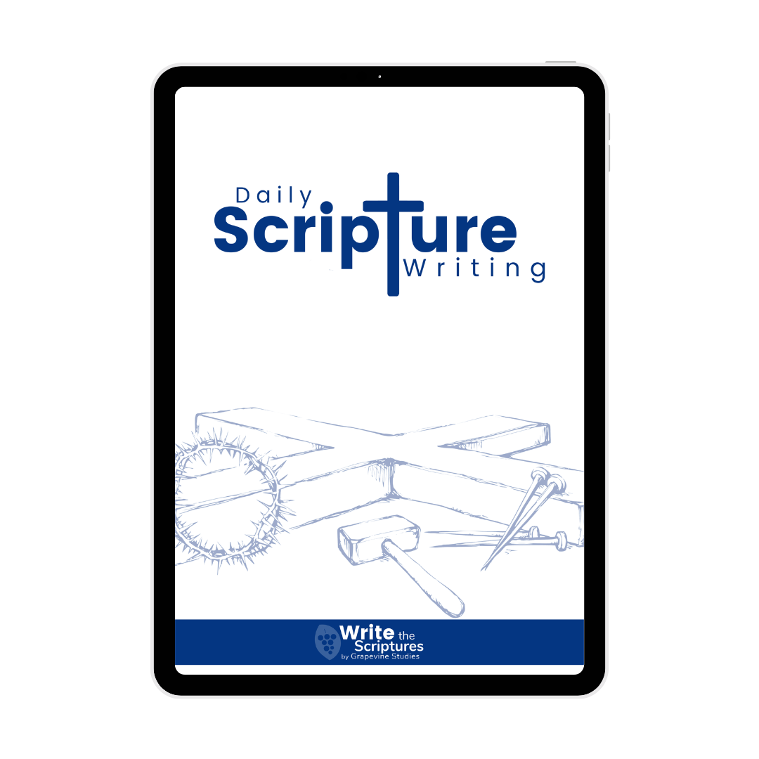 Scripture Writing Journal - Blue Cross - Digital