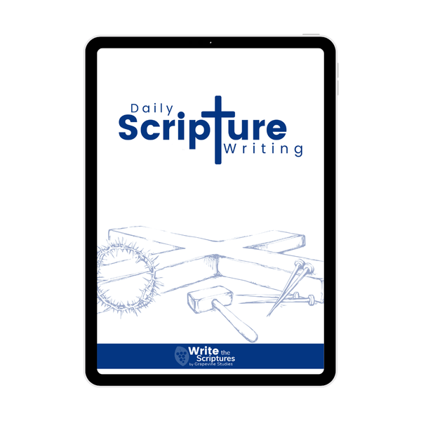 Scripture Writing Journal - Blue Cross - Digital