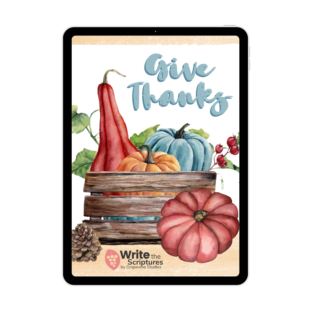 Thanksgiving Scripture Reading & Writing Journal