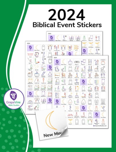 2024 Biblical Event Stick Figure Stickers Image