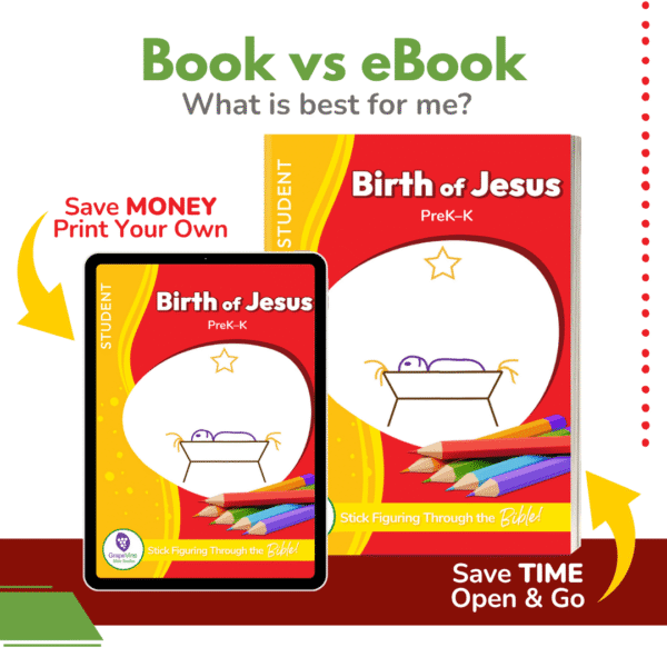 PreK-K Birth of Jesus eBooks for Families - Image 4